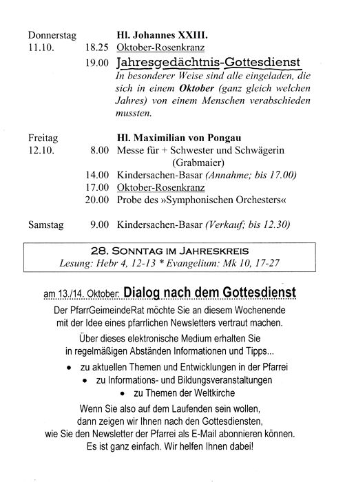 Kirchenzettel