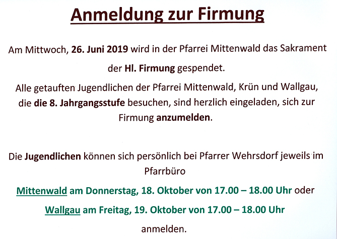 Firmung