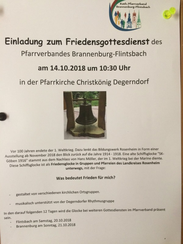 Friedensgottesdienst Degerndorf