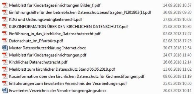 Änderungsliste