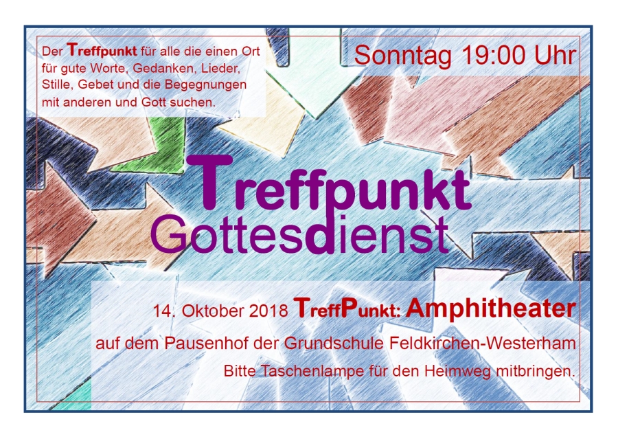 Plakat Treffpunkt Gottesdienst 20181014