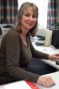 Pfarrsekretärin Angelika Thums