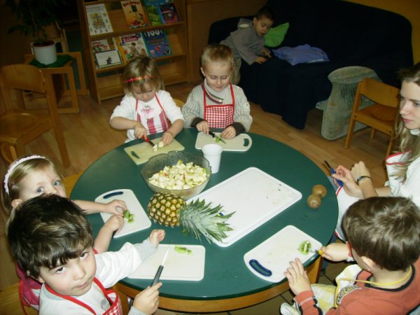 Kochen im Kindergarten